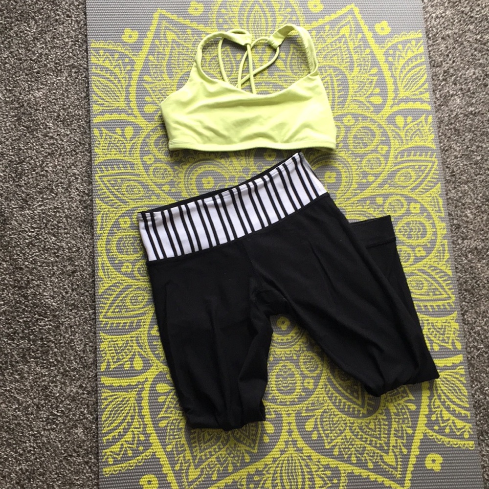 Lululemon Capri leggings reversible